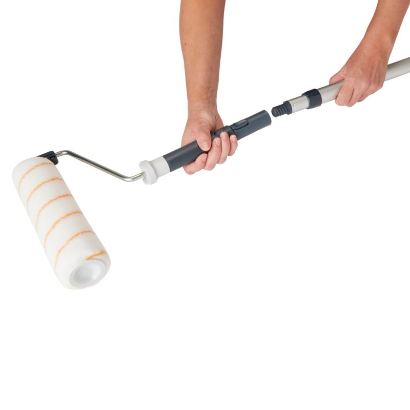 GoodHome malerulle med hurtig udskiftning, mellemlang luv, 23 cm