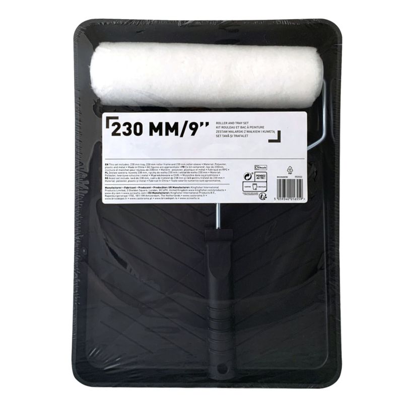 Malerulle med bakke 23 cm