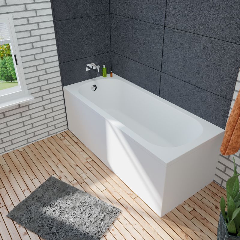 Akryl badekar Anna 150x70 cm Hvid