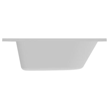 GoodHome Cavally akrylbadekar 120 x 70 cm hvid