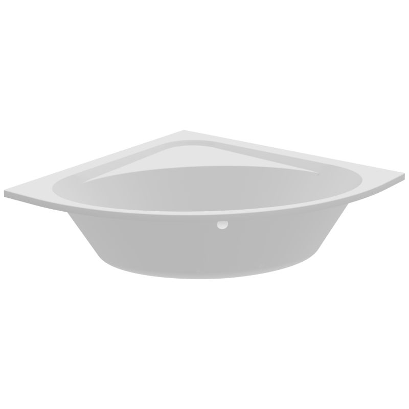 GoodHome Cavally akryl-hjørnebadekar 140 x 140 cm