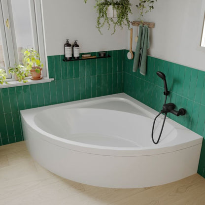 GoodHome Cavally akryl-hjørnebadekar 140 x 140 cm