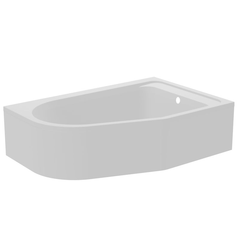 GoodHome Cavally akrylbadekar 145 x 95 cm højre asymmetrisk