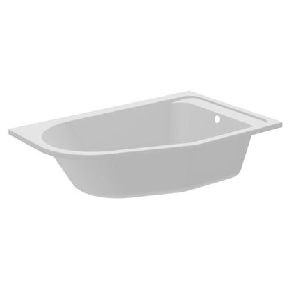 GoodHome Cavally akrylbadekar 150 x 95 cm højre asymmetrisk