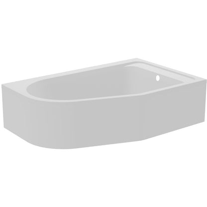 GoodHome Cavally akrylbadekar 150 x 95 cm højre asymmetrisk