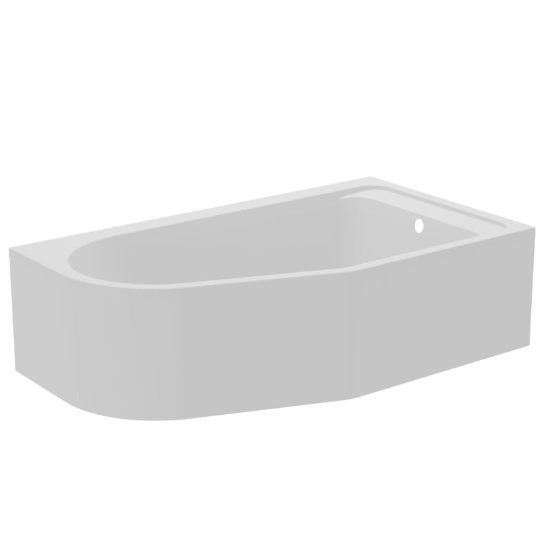 GoodHome Cavally akrylbadekar 160 x 90 cm højre asymmetrisk