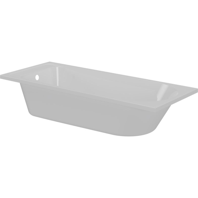 GoodHome Cavally akrylbadekar 170 x 70 cm hvid