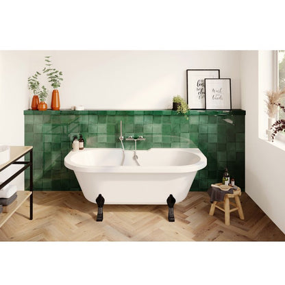GoodHome Emba akrylbadekar 170 x 80 cm hvid
