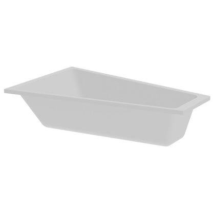 GoodHome Teesta akrylbadekar 150 x 90 cm venstre
