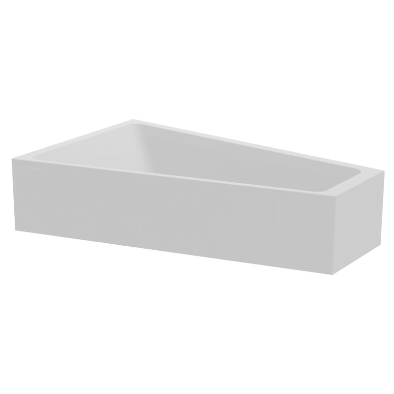GoodHome Teesta akrylbadekar 150 x 90 cm venstre