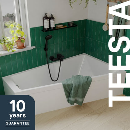 GoodHome Teesta højre akrylbadekar 150 x 90 cm