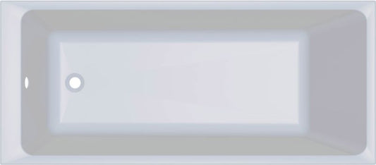 GoodHome Teesta akrylbadekar 160 x 70 cm hvid