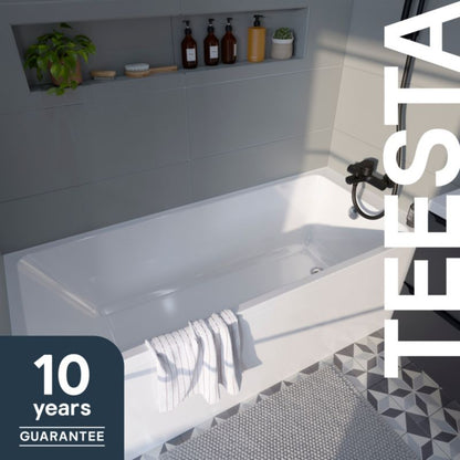 Akryl Badekar Teesta 160x70 cm Hvid