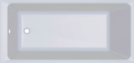 GoodHome Teesta akrylbadekar 160 x 75 cm hvid