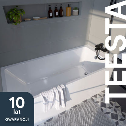 Akryl Badekar Teesta 160 x 75 cm Hvid