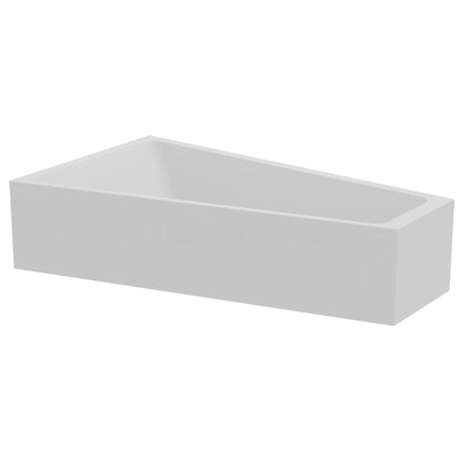 GoodHome Teesta venstre akrylbadekar 160 x 90 cm