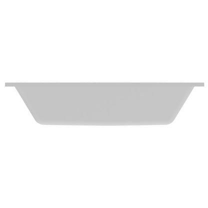 GoodHome Teesta akrylbadekar 170 x 75 cm med 2 ryglæn hvid