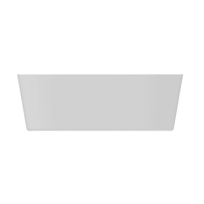 GoodHome Huron fritstående oval badekar 170 x 75 cm hvid