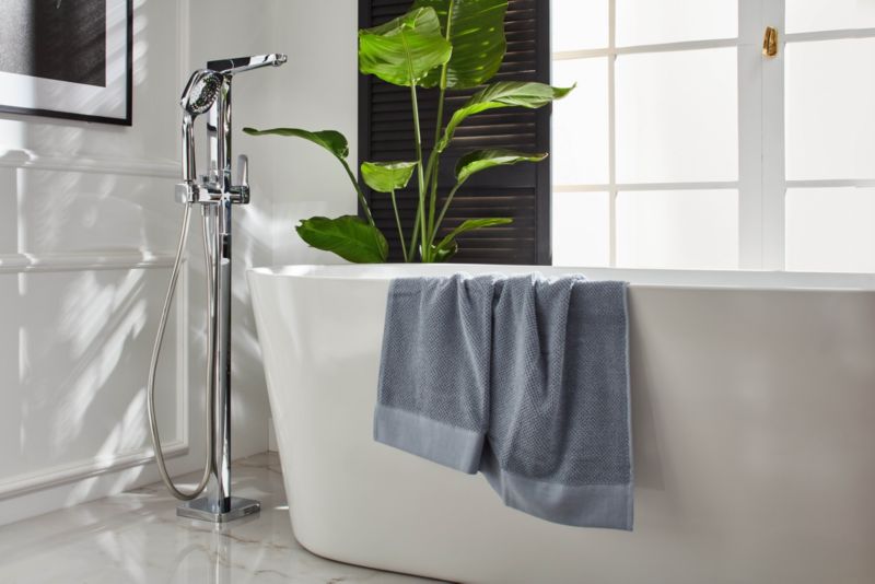 GoodHome Huron fritstående oval badekar 170 x 75 cm hvid