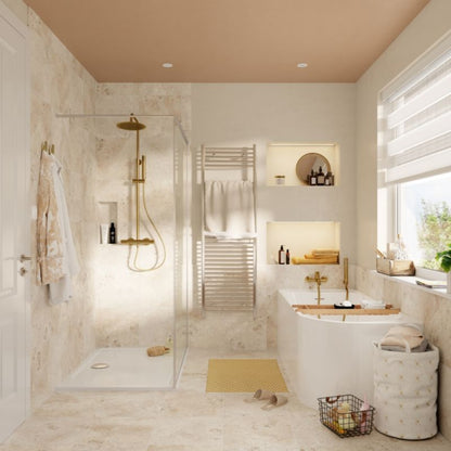 Badekar 170x75 cm Hvid Venstrevendt BTW-J-170x75L