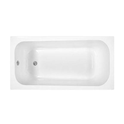 Hjørnebadekar Gloria 130x70 cm Hvid 1 stk.