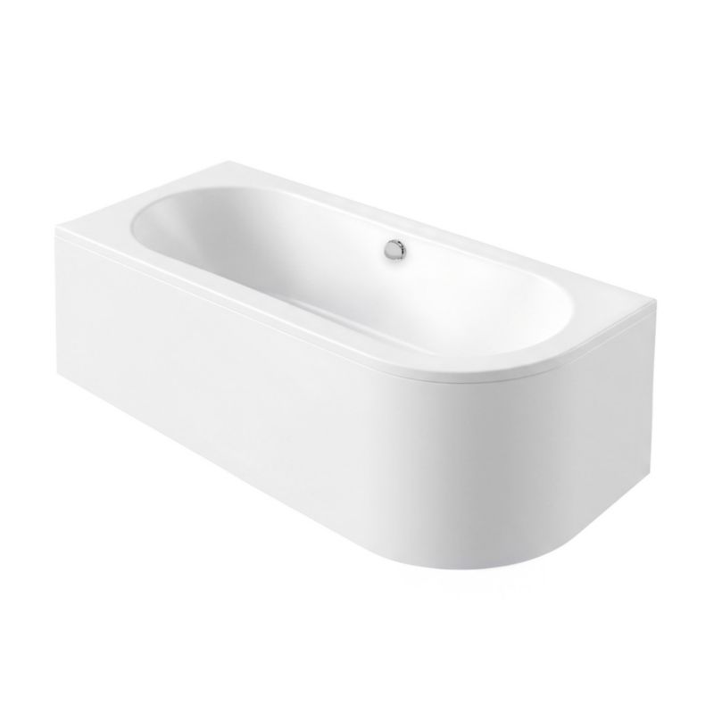 Hjørnebadekar Orion 150 Hvid Venstre 149,5x75x56 cm