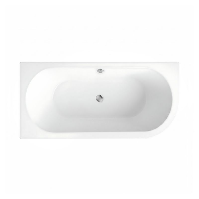 Hjørnebadekar Orion 150 Hvid Venstre 149,5x75x56 cm