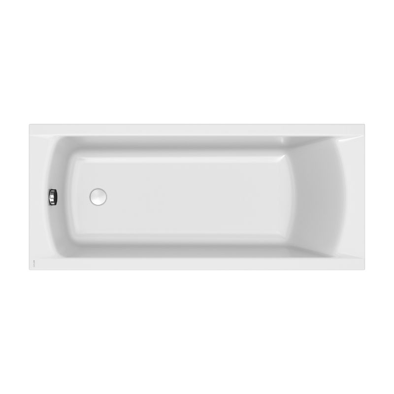 Rektangulært Badekar Bari 160x70 cm Hvid | 5901771238942