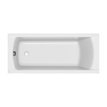 Rektangulært Badekar Bari 160x70 cm Hvid | 5901771238942