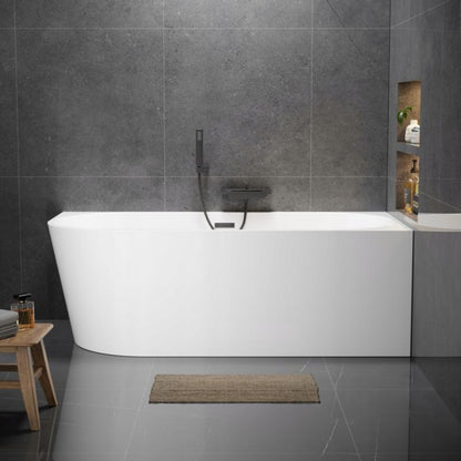 Fritstående Badekar Corciano Crete Hvid 160 x 75 x 58 cm