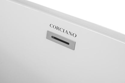 Fritstående badekar Corciano Pula venstre 170x80 cm med sølvdetaljer 1 stk.