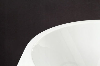Fritstående badekar Corciano Pula Højre 170x80 cm med sølvdetaljer 1 stk.