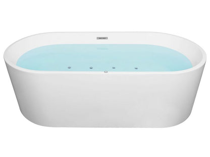 Fritstående LED-badekar HAVANA 170x80 cm Hvid | 4251682262866