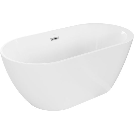 Fritstående badekar Mexen Livia 150 x 75 cm hvid 1 stk.