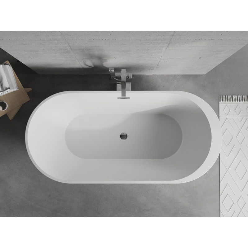 Fritstående badekar Mexen Livia 170 x 80 cm hvid 1 stk.
