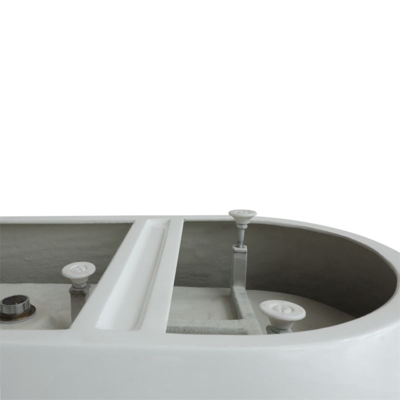 Fritstående Akryl Badekar 170x75x58 cm Hvid | SLD-YG909