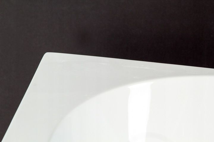 Fritstående Badekar Corsica 150x75 cm med Sølv Detaljer