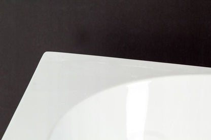 Fritstående Badekar Corsica 150x75 cm med Sølv Detaljer