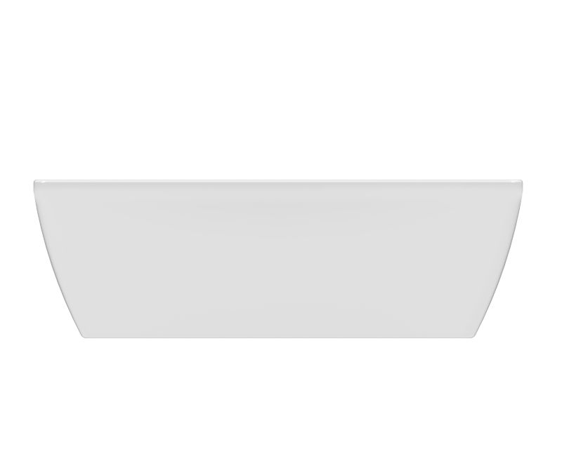 Fritstående badekar GoodHome Merkys 170 x 75 cm med 2 ryglæn i hvid