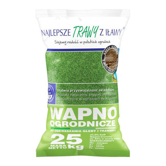 Kalk til jordafkalkning 25 kg