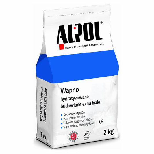 Hydreret byggelime Alpol 2 kg