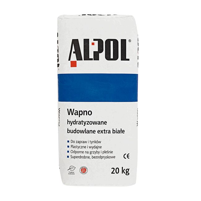 Hydreret byggelime Alpol 20 kg