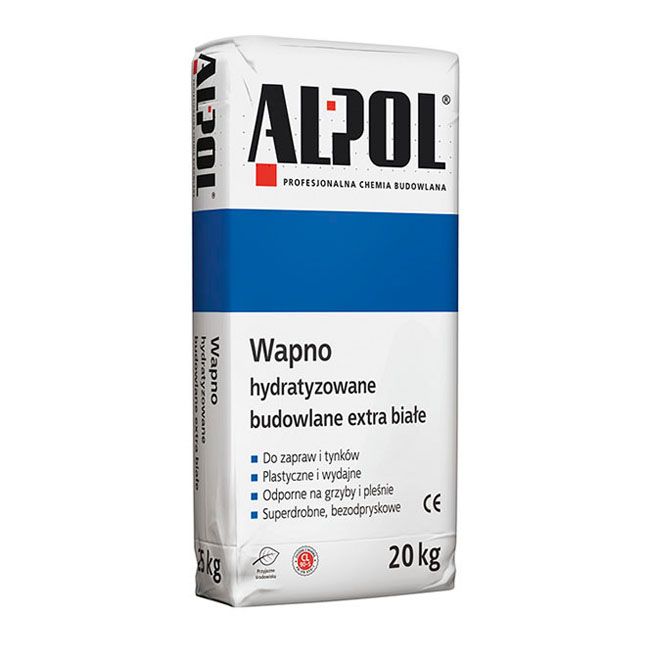 Hydreret byggelime Alpol 20 kg