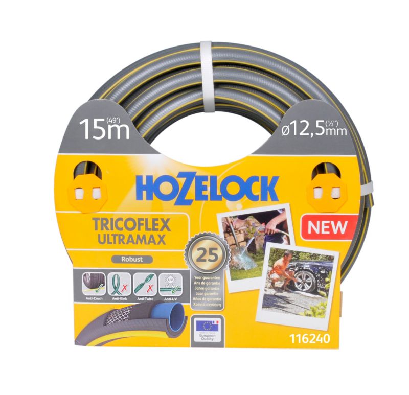 Hozelock Ultramax haveslange 12,5 mm 15 m