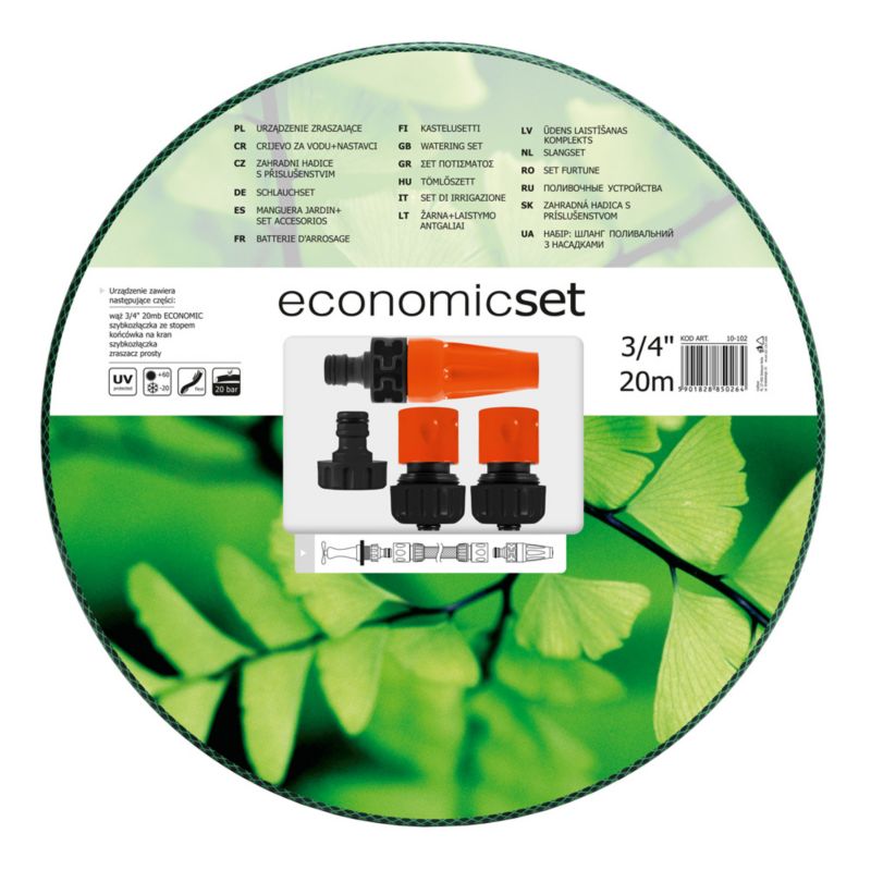 Haveslange 3/4” 20 m med armatur