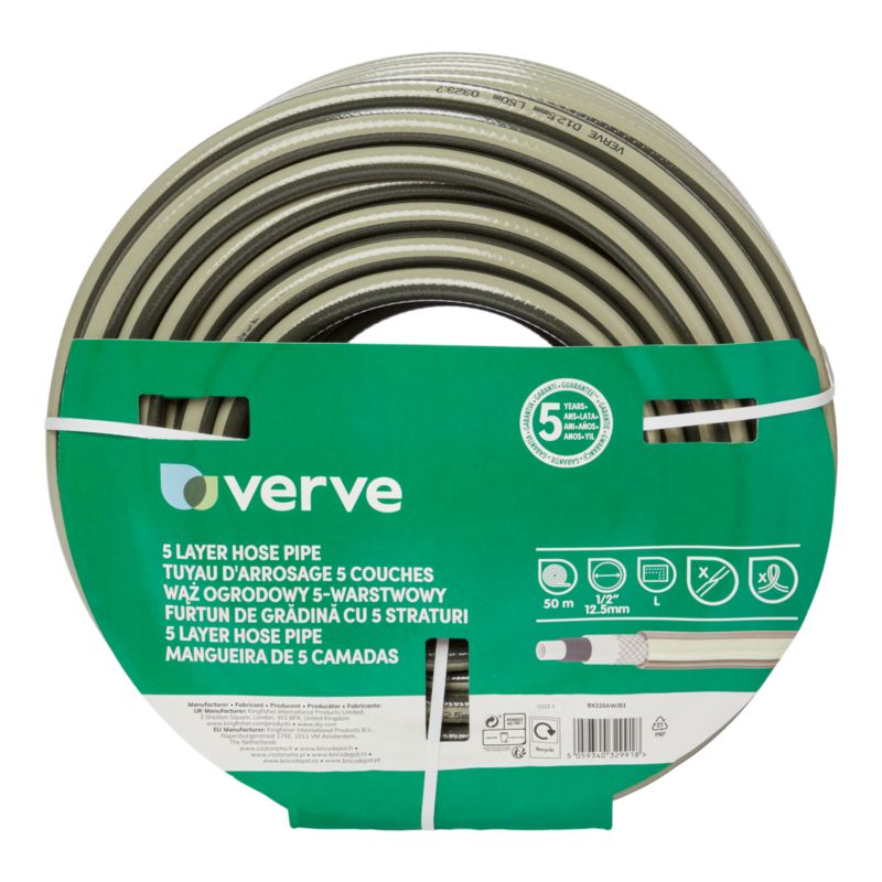 Verve haveslange 12,5 mm 50 m