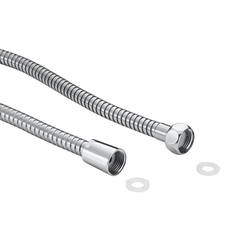 Bruseslange 1,5 m Inox Mat PVC og Rustfrit Stål