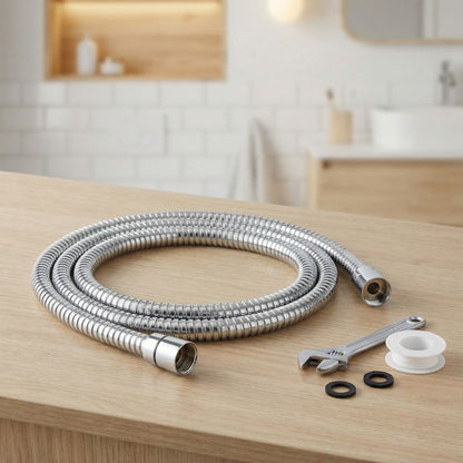 Bruseslange 2 m Inox Rustfrit Stål