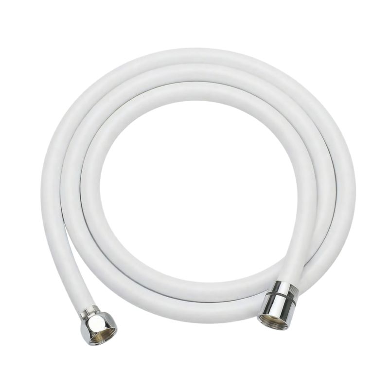 Bruseslange PVC 1,75 m Hvid Mat