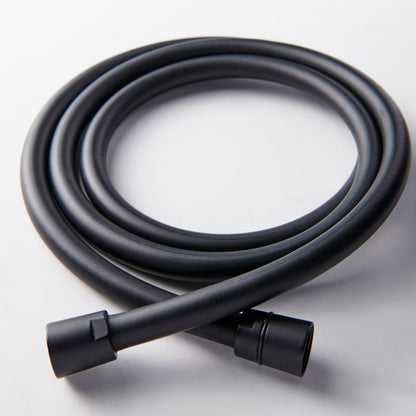 GoodHome PVC bruseforbindelsesslange 1,75 m mat-sort